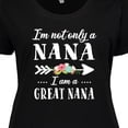 thumbnail image 4 of Inktastic I'm Not Only a Nana I'm a Great Nana with Flowers Women's Plus Size T-Shirt, 4 of 5