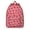 Fresh Strawberry, variant on Artistic Sacred Symbolic Mandala Backpack for Women, Vintage Boho Canvas Daypack with Geometric Ethnic Tribal Print for School