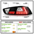 thumbnail image 2 of Black 2008-2017 Lancer Evolution Evo-X Lumileds LED Tail Lights Lamps Left+Right, 2 of 7