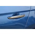 thumbnail image 5 of Door Handle Cover Trim 2017-2021 Silver Exterior Accessories Compatible with Opel Crossland X Side Door Handles, 5 of 5