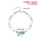thumbnail image 3 of Pulsera De Tobillo Tobilleras Con Cuentas Pulsera De Tobillo Con Cuentas Pulsera De Tobillo De Estrella De Mar Tobilleras De Playa Pulsera De Tobillo De Mujer Concha Ajustable De ANGGREK Azul, 3 of 6