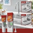 thumbnail image 1 of Gel removedor para huecos de azulejos de baño y cocina | Fórmula de limpieza segura y no corrosiva | Fuerte penetración | Aplicación sencilla sin brochas | Paquete de 1 a 5 | Incluye esponja y trapo, 1 of 5