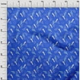 thumbnail image 3 of oneOone Polyester Spandex Blue Fabric Tropical Fabric For Sewing Printed Craft Fabric By The Yard 56 Inch Wide, 3 of 5