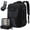 Black-grey, variant on Travel Carry on Backpack ,Expandable 40L Extra Large Travel Laptop Backpack,Water Resistant Durable TSA Airline Approved Business College Carry on Bag Fit 17 Inch Computer,3 Pcs
