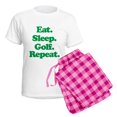 thumbnail image 5 of CafePress - Eat Sleep Golf Women's Light Pajamas - Women's Short Sleeve Print T-Shirt and Pants Light Cotton Pajama Set, 5 of 7
