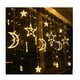 thumbnail image 1 of Guirnalda de interior ajustable LED impermeable a prueba de agua 8 modos Luna Estrellas Colgante Lámpara Festival Banquete Decoración de la iluminación Suministros Inevent HA059914-00, 1 of 7