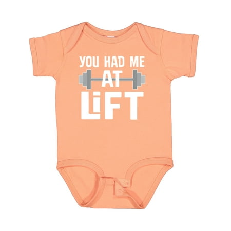 

Inktastic Weightlifting You Had Me at Lift Gift Baby Boy or Baby Girl Bodysuit