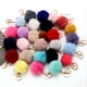 thumbnail image 2 of Qarigey Colgante de bola de felpa, accesorio de decoración de moda de tamaño pequeño exquisito, colgantes universales DIY, decoración colgante, Ropa, zapatos y accesorios Miscelánea Morado oscuro Qarigey AP014142-01, 2 of 6