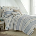 thumbnail image 3 of Levtex Home - Ipanema Comforter Set - King Comforter + Two King Pillow Cases - Coastal - Blue, Taupe and Cream - Comforter (106 x 94in.) and Pillow Case (36 x 20in.) - Cotton, 3 of 8