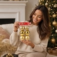 thumbnail image 7 of QISIWOLE Christmas Ball Ornaments Set of 6, Gold Shatterproof Lightweight Tree Balls, 2.36 x 2.36 in Plastic Ornament Set, for Christmas Tree Wreath Garland and Holiday Party Decor, 7 of 7