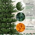 thumbnail image 2 of 9ft PE/PVC Hybrid Automatic Christmas Tree-Open Holiday Decor, 2 of 7