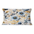 thumbnail image 3 of Designart "Essence Of Artistic Florals IV" Floral Printed Throw Pillow, 3 of 5