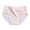 Pink, variant on Alun Fashion Jacquard Design Women's Panties Mid Waisted Menstrual Crotch Leak Proof Underwear Comfort Thin Breathable Stretchy Briefs Purple XL