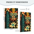 thumbnail image 2 of Tiki Hawaiian Retro Light Switch Cover Decorator No Device Blank Wall Plate 1-Gang Receptacle Outlet Decor, 2 of 7
