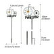 thumbnail image 3 of Flower Bicycle Iron Art Floor Insert Outdoor Courtyard Decoration Light Iron Art Insert Decoration, 3 of 9