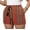 02-Red White, variant on Daystry Women Casual Shorts Drawstring Summer Comfy Elastic Waist Lightweight Shorts Pull On Short with Pockets