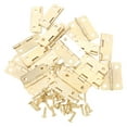 thumbnail image 4 of PBPBOX 20Pcs Durable Iron Small Hinges for Wooden Box Folding Hardware, 4 of 6