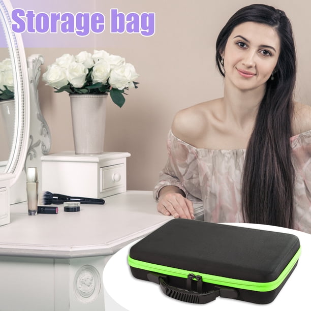 Bolsa De Almacenamiento Bolsa de almacenamiento de aceite esencial de 5 ml, 10 ml, 15 ml, caja de botella de aceite a prueba de golpes (verde) Wdftyju Libre de BPA