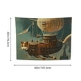 thumbnail image 3 of FCXZI Cat Flying Object Magical Realism Tapestry Wall Art Decoration 40*30in, 3 of 6