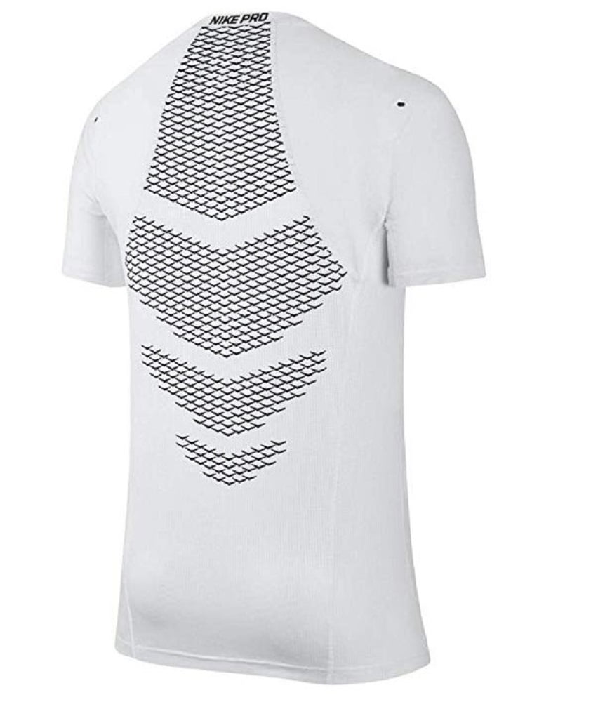 ziek teller Zijdelings Nike Men's Pro Hypercool Fitted Training T-Shirt (White, XL) - Walmart.com
