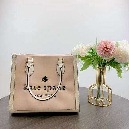 Kate Spade KG596 Ellie Garden Logo Small Tote IN light rose
