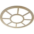 thumbnail image 2 of Ekena Millwork 36"OD x 13 1/8"ID x 3/8"T Grace Wood Fretwork Pierced Ceiling Medallion, Birch, 2 of 3