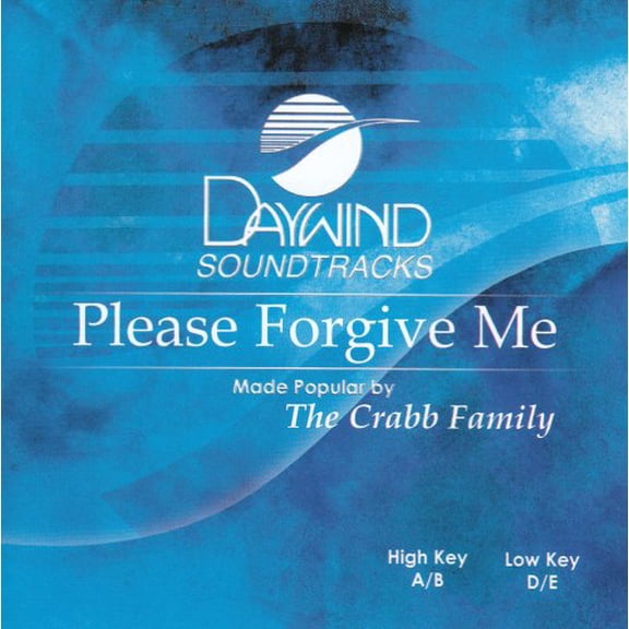 Pre-Owned Please Forgive Me, Accompaniment Cd