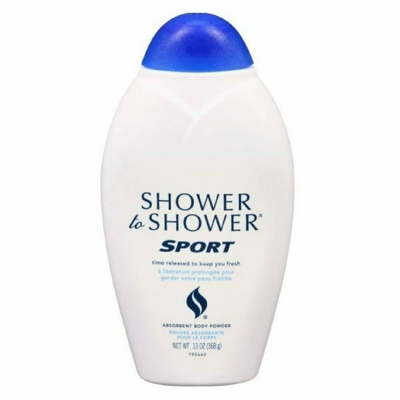 SHOWER TO SHOWER Body Powder Sport 8 oz Pack of 6