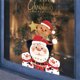 thumbnail image 1 of XWSHYW Decoraciones Navideñas Pegatinas de Pared para Puerta con Diseño de Ciervo de Papá Noel, 1 of 6