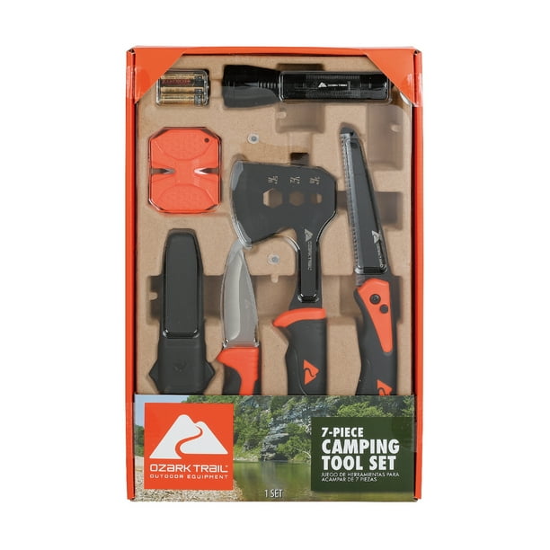 CHUMS キャンプtool 7点セット Ozark Trail 7-Piece Camping Multitool Set with Hammer, Axe