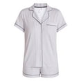 thumbnail image 7 of Joyspun Women's Dreamy Soft Collection Notch Collar Top and Shorts Pajama Set, 2-Piece, Sizes XS-3X, 7 of 7