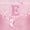 Monogrammed E, variant on meiyoeat Pink Glitter Butterfly Monogrammed A Twin Sheet Sets for Girls, Sparkle Floral Initial Letter Bedding, 3-Piece, 1 Flat Sheet, 1 Fitted Sheet and 1 Pillowcase