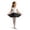 a-1Black1, variant on Girls Kids Elastic Waist Solid Ballet Skirt Separated Dance Tutu Skort For Dance Class Training Daily Performance Bottoms For Little Kids Leisure Bottoms 4-6 Years
