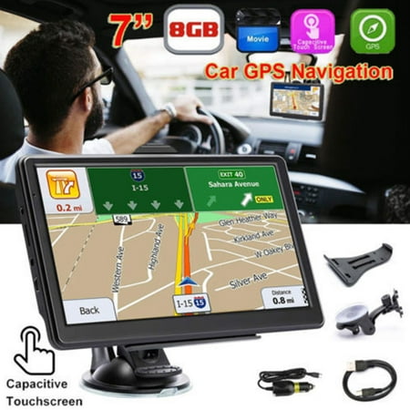 Portable 7 inch Car GPS Navigation 256M+8GB North America (Best Car Gps Australia)
