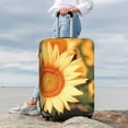 thumbnail image 3 of Lsque Golden Sunflower In Field Printed Luggage Cover, Travel Luggage Protector,Scratch and Dirt Resistant, Fits 18-32 Inch Luggage - Medium, 3 of 9