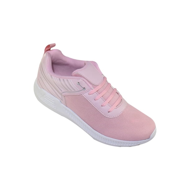 TENIS SPORT CASUAL LEON MUJER DAMA ROSA TEXTIL 801 LEON 801p