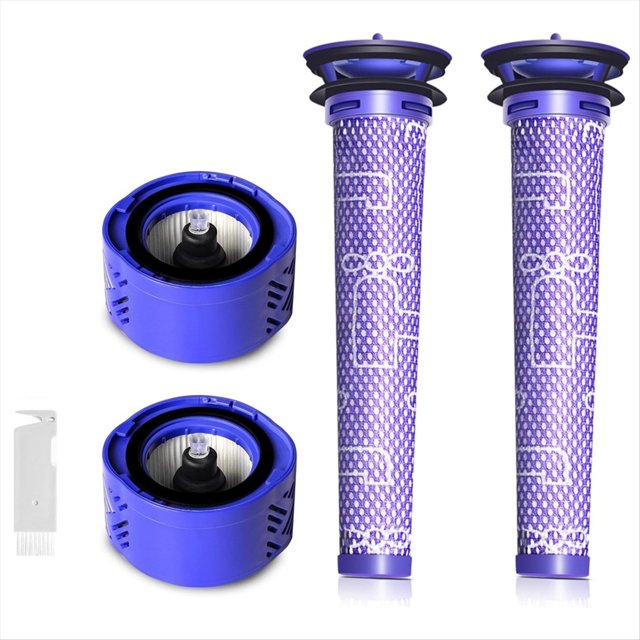 1 Juego de Filtro de Vacío HEPA y Kit de Prefiltro para Filtros de Vacío V6 Stick Reemplaza las Piezas 965661-01 y 966741-01