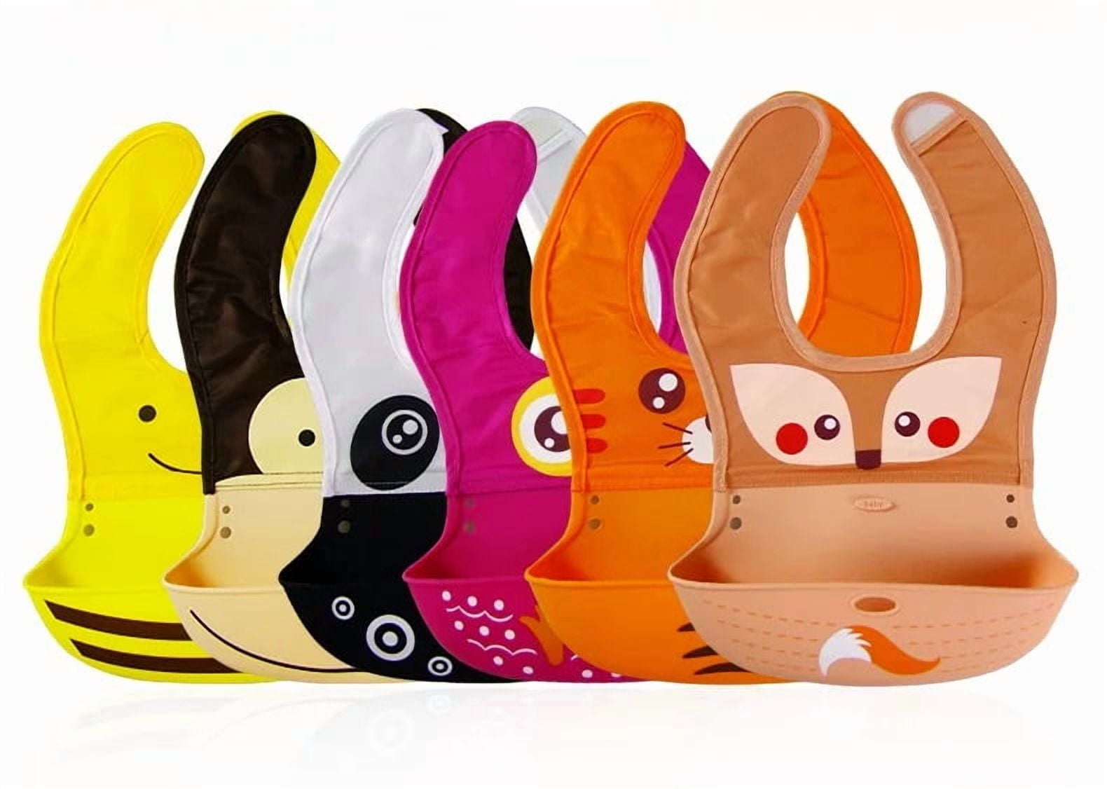 Cloth with silicone bib - Monkey
