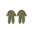 thumbnail image 2 of RUINIXCW Toddler Baby Boy Pilot Uniform Outfit Infant Baby Boys Halloween Costume Baby Flight Suit Long Sleeve Zipper Jumpsuit Romper Spring Fall Winter Clothes, 2 of 10