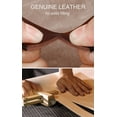 thumbnail image 6 of YOETEY Mens Western Genuine Leather Belt Without Buckle - Cowboy Belt for Casual Jeans, 6 of 7