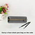 thumbnail image 4 of Miogawg Leather Pen Bag, Thin Soft Pen Bag, Small Pen Bag, Minimal Pen Pouch With Zipper, 4 of 8
