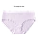 thumbnail image 5 of Minnieouse 3 piezas de ropa interior de algodón para mujer, calzoncillos transpirables para niñas, absorbe la humedad Ropa interior violeta L, 5 of 6