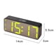thumbnail image 2 of Reloj despertador digital para dormitorio, pantalla grande grandes números en negrita, atenuador y volumen, 2 of 8