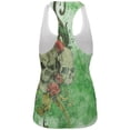 thumbnail image 2 of St. Patricks Day Deadly Wild Irish Rose Skull Tattoo All Over Womens Work Out Tank Top Multi LG, 2 of 2