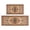 Bohemian Farmhouse Orange-4, variant on 2 Piece Bohemian Farmhouse Orange Vintage Rug Kitchen Rug Set, Decor Kitchen Rugs, Absorbent Non-Slip Washable Floor Mats, Home Indoor Runner Rugs 17"x47" 17"x30"