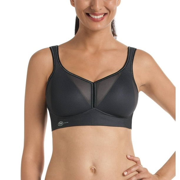 Anita 5544-408 Active Anthracite Grey Non-Wired Sports Bra 32AA