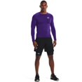 thumbnail image 2 of Camiseta Under Armour para hombre Armour HeatGear Compression Purple, 2 of 5