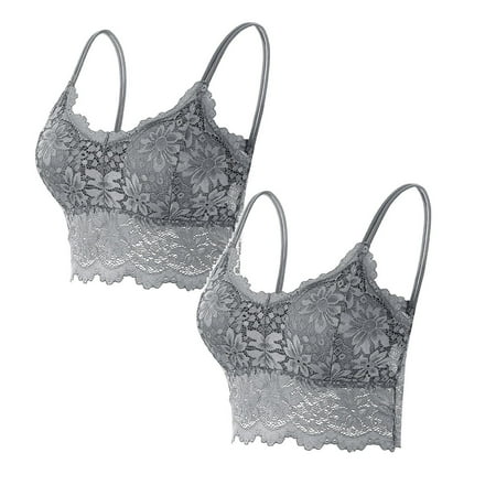 Kcodviy 2Pcs Stretch Strapless 1 Piece Mesh Sports Bra Bra Summer Bandeau Bra Mesh Sports Bra Plus Size Strapless Bra Mesh Sports Bra Comfort Wireless Bra Padded Top Bra For Women Mesh Sports Bra