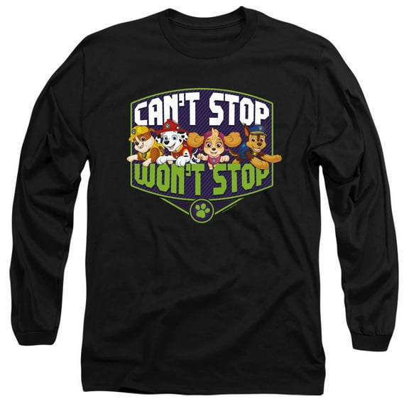 Paw Patrol Can't Stop Won't Stop Unisex Adult Long-Sleeve T Shirt