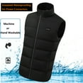 thumbnail image 4 of Heated Vest for Women Men, 15 Heating Zones Rechargeable Vest for Outdoor Hunting Camping Cycling Ski, 4 of 10